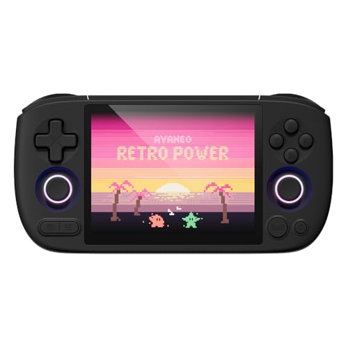 Whatsko AYANEO Pocket AIR Mini ハンドヘルドゲーム機 公式正規品 Android11システム 1280x960 60Hz 4:3 4.2インチLCDスクリーン WiFi/Bluetooth機能 ホールジョイスティック ブラック MediaTek Helio G90T 3GB+64GB (ブラック)