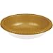 Club Pack of 200 Gold and White Paper Party Banquet Dinner Bowls 20 oz