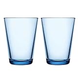 Iittala 1025688 Kartio 2-er Set Gläser 40cl, Aqua, Glas