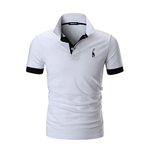 Polo Homme Manches Courtes en Coton Premium Brodé de Haute Précision