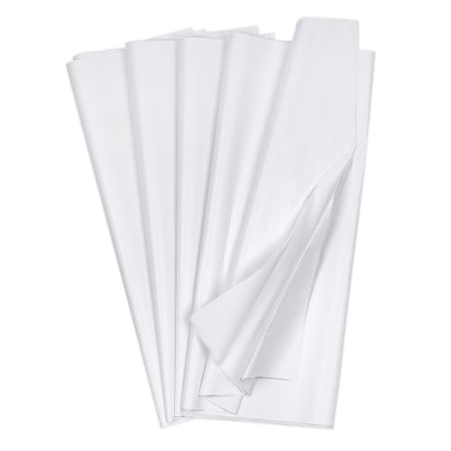 White Tissue Paper Bulk | White Tissue Paper for Gift Bags | 20 X 30 Inch - 100 Sheets | Acid Free Tissue Paper for Packaging, Wrapping Paper, Packing Tissue Paper for Moving, Crafts, Wedding Decor