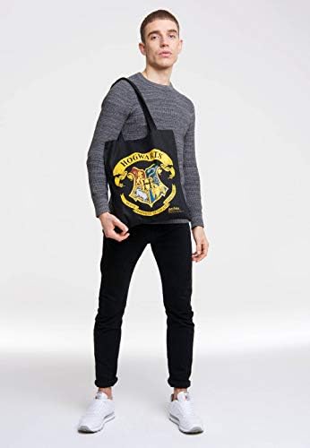 thumbnail: LOGOSHIRT Harry Potter Zweinsteinexpres Perron 9 3/4 Shopper Tas - Zwart - Gelicentieerd Origineel