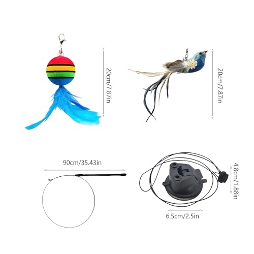 Juguetes estimulantes para gatos con accesorio interactivo y ejercicio mental 3