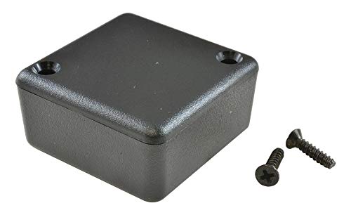 1551PBK - Plastic Enclosure, Miniature, IP54, PCB Box, ABS, 40 mm, 40 mm, 20 mm, IP54 (Pack of 20) (1551PBK)