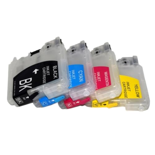 Cartouche d'encre rechargeable LC11 LC16 LC985 pour imprimante Brother DCP J140W 145C