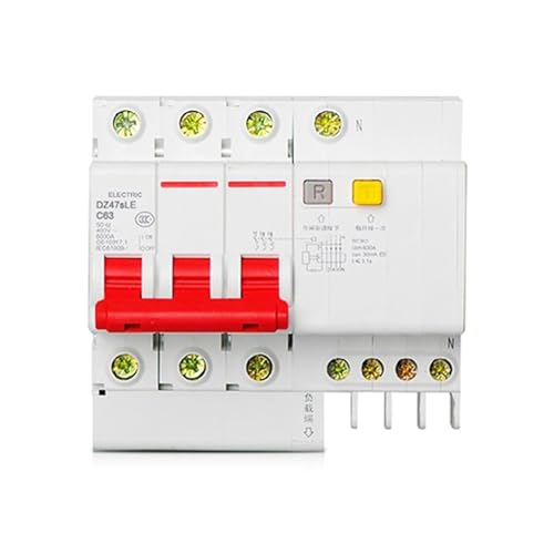 Disjoncteur DZ47sLE 3P+N C 63A pour la protection contre les petites fuites