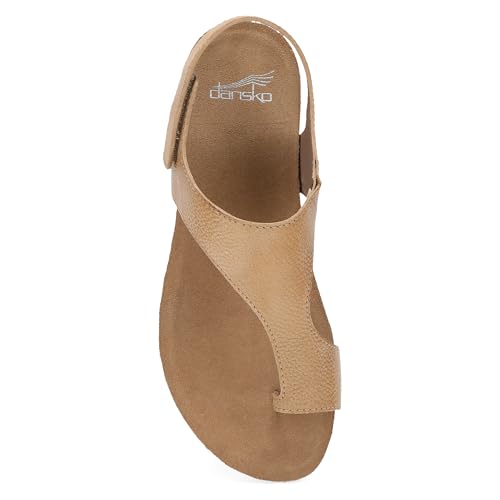 Image of Dansko Reece Sandal for Women - Memory Foam and Cork Footbed for Comfort and Arch Support - Lightweight Rubber Outsole for Long-Lasting Wear with Hook & Loop Strap