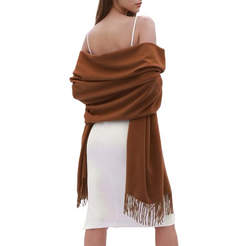 SWAT PANY Winter Scarfs for Women Pashmina Shawls and Wraps for Evening Dresses Warm Shawl Wraps for Women Weddings