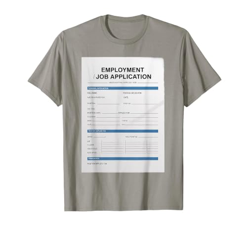 Job Application Meme Jump Scare Job Memes Funny Costume T-Shirt, Men, Slate Grey, Medium