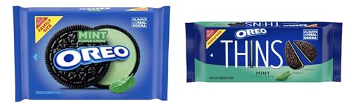 Oreo Sandwich Cookies Variety Set - 2 packs (Mint 18.71oz