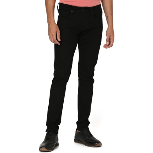 Image of Spykar Men's Slim Fit Low Rise Casual Jeans