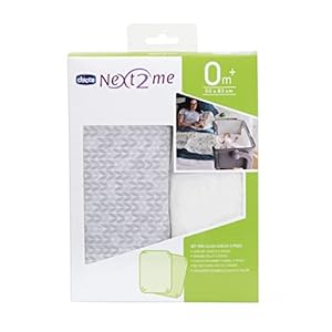 Chicco Set Lenzuola Culla 2 Pezzi N2M Set Lenzuola Culla 2 Pezzi Next2Me Tricot