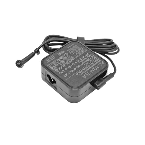 Chargeur 19V 3,42A 65W pour ordinateur portable avec connecteur 4,5 x 3,0 mm