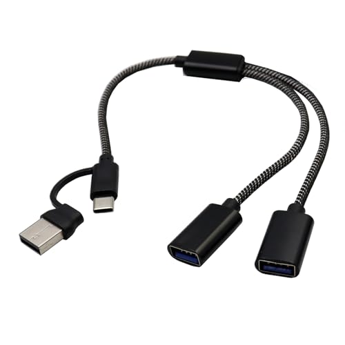 2 / 3 �|�[�g USB �X�v���b�^�[ �P�[�u�� �Q�[�� �R���\�[���p�̍����f�[�^�]���Ɠd�͏[�d USB �[�d�X�v���b�^�[