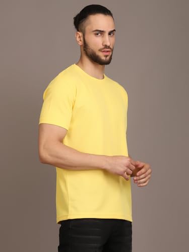 Image of INKKR Men's Solid Regular Fit T-Shirt