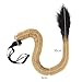 TTYAO REII Game Cosplay Tail Lion Tail Furry Fursuit Costume Accessories for Adults Game Role Play (Black Brown)