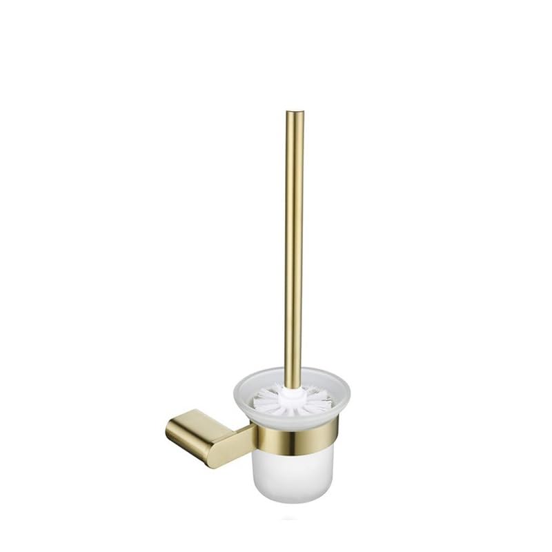 Colgante de baño oro cepillado juego accesorios de acero 5