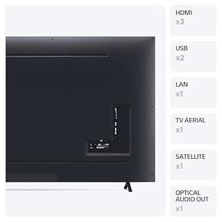 LG 86UR78006LK 86-Inch 4K Ultra HD Smart TV, α5 AI processor 4K Gen6, Freeview Play and Amazon Alexa