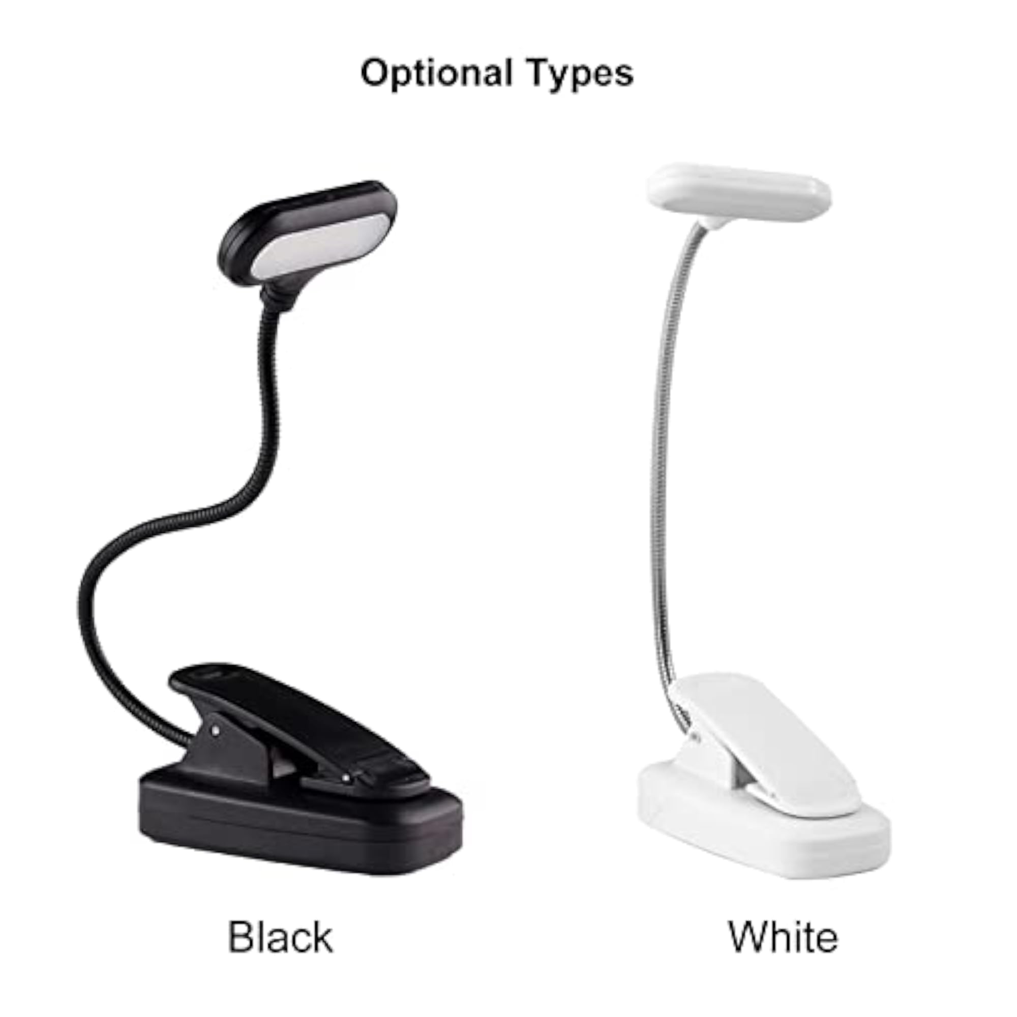 Flexible Bendable Table Desk Clamp Lamp with 5 LEDs