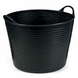  PLASTICOS HELGUEFER - Capazo Negro 42 litros Dos Asas