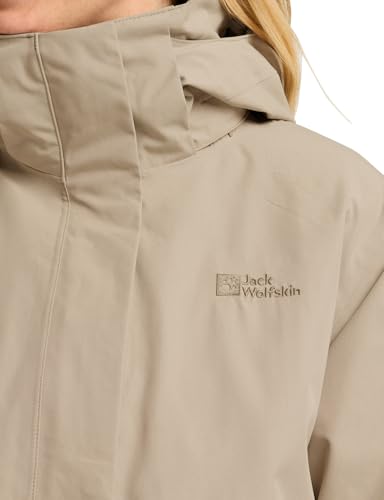 Jack Wolfskin Damen Baylight 3in1 W Coat, Anis, XXL EU