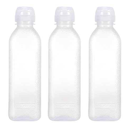 Fonyiunce 3 Piezas Squeeze Bottle, Dispensador de Aceite de 300ml, Condimento Botellas, Sin BPA, Botella de Salsa con Tapa, Dispensador de Aceite, para Condimentos, Salsa de Tomate