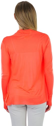 Image of ToBeInStyle Womens Open Front Long Sleeve Lightweight Asymmetrical Draped Cardigan with Side Pockets