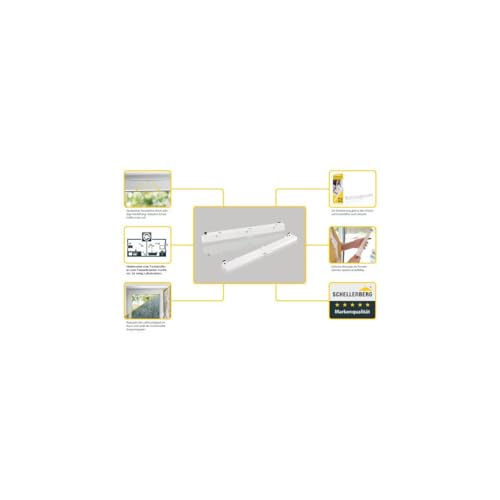Fensterfalzlüfter Schellenberg 46601 für passive Lüftung
