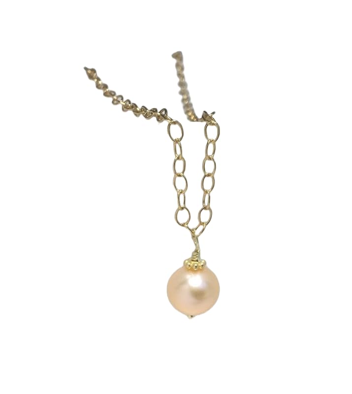 Collier pierres précieuses de guérison en perles d'eau fraîche goutte lisse 5mm