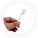 Baluue 3pcs Replacement Heads Toothbrush Replacement Brush Heads for Electric Toothbrush Gentle Cleaning Soft Brush Set