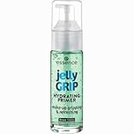 Essence Jelly Grip Hydrating Primer, verde, idratante, levigante, naturale, per pelle secca, vegana, senza parabeni, nanoparticelle, senza glutine, confezione da 29 ml