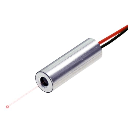 Economical Red Dot Laser Module, 650nm, Class 3R, Less Than 2.5mW, with APC Driver, 2.6~6V Operation Voltage, D7xL21mm, VLM-650-03 LPA, Laser Head, Made in Taiwan
