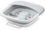 Ahorro de espacio: Puede guardar fácilmente el spa para pies plegable FS 886 para ahorrar espacio. El spa para pies está equipado con soportes de seguridad que impiden que se pliegue durante su uso