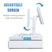 PA-DABAOO Smart Cash Register POS System with Dual Screen,All-in-One Cash Register Built-in Receipt Printer,15.6 Inch Touch Screen POS Systems,Keyboard & Drawer,White