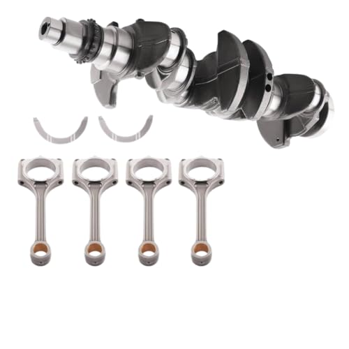 UVQAPXWD Cigüeñal del Motor G4NB 1.8L y cojinete de biela Compatible con Piezas de Motocicletas automotrices para el número de Pieza G4NB