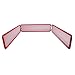 Champion Sports Bowling Pin Backstop (Red)