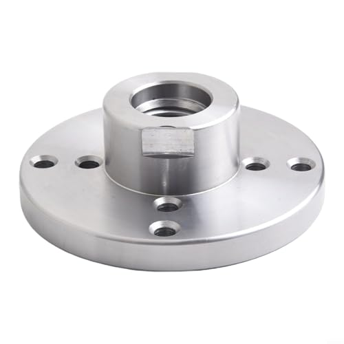 Placa frontal de torno para madera de 4 pulgadas accesorio brida de acero 1x8TPI 4