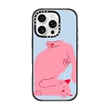 CASETiFY インパクトiPhone 16 Pro ケース [MagSafe対応/薄型 軽量/耐衝撃] - Sleepy Cat - クリア ブラック