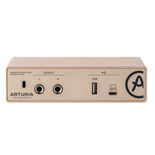 Image of Arturia MiniFuse USB-C Audio Interface (Champagne, MiniFuse 1)