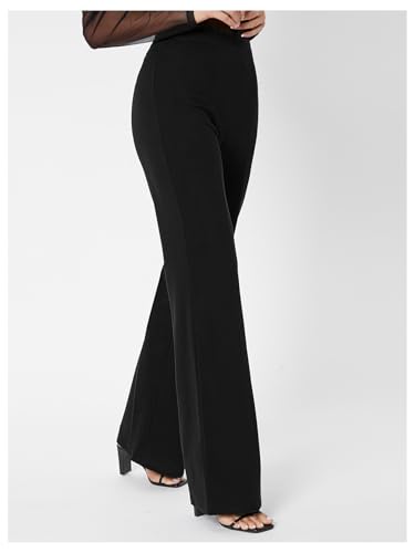 Women's Straight Leg Work Office Dress Pants High Waisted Elegant Business Trousers2