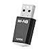 Usb Wifi 6 Adapter for Pc, Dual Band Usb Wifi Adapter, 5 GHz/ 2.4GHz, WiFi 6 AX900, for PC, Desktop, Laptop and Tablet, for Windows Win7/8/11, Plug Play