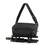 Cwatcun Camera Sling Bag, DSLR Compact Camera Shoulder Bag Crossbody with Tripod Strap, Photography Bag Case Purse for Canon Nikon Sony Fuji DSLR/SLR/Mirrorless Cameras(Medium)