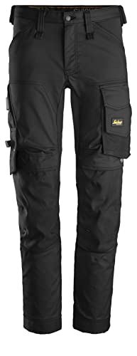 Snickers Workwear AllroundWork, 6341, Arbeitshose mit praktischen Taschen (Schwarz, 56) Cover