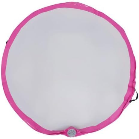 Aufblasbare Gymnastikmatte, Runde Air Track Matte, Air Tumbling Yogamatte mit Luftpumpe, Tragfähigkeit für 1-2 Personen für Zuhause und Fitnessstudio