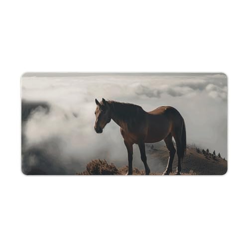 Tapis de souris imperméable grand format avec base caoutchouc anti-dérapante
