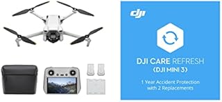 Bundle of DJI Mini 3 Fly More Combo (DJI RC) + Card DJI Care Refresh 1-Year Plan (DJI Mini 3)