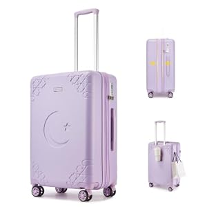 Somago Somago Handgepäck mit Getränkehalter, erweiterbarer Koffer mit 25% Kapazität, mit stoßdämpfenden Brems-Spinnrollen, Hartschalenkoffer mit TSA-Schloss, Helles Violett, Expandable Carry-On 20 Inch, 50,8 Somago Somago Handgepäck mit Getränkehalter, erweiterbarer Koffer mit 25% Kapazität, mit stoßdämpfenden Brems-Spinnrollen, Hartschalenkoffer mit TSA-Schloss, Helles Violett, Expandable Carry-On 20 Inch, 50,8