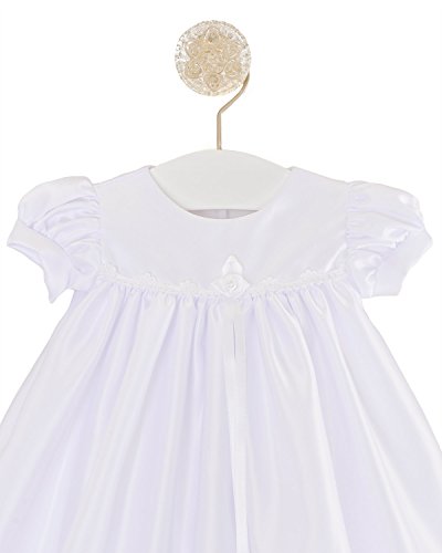 Satin 12 Month Christening, Baptism Or Blessing Gowns. Made In The Usa #TOP4