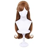 Akixen アナと雪の女王 アナ ウィッグ コスプレ はっさん アニメ ヘアネット ファッション プレゼント イベント ハロウイン クリスマス 耐熱性 変装 仮装 学園祭 文化祭 お祭り