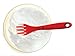 Norpro Grip EZ Fiskie Red Santoprene Combination Fork and Whisk